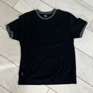 Icebreaker superfine light men’s short sleeve merino wool top, black medium